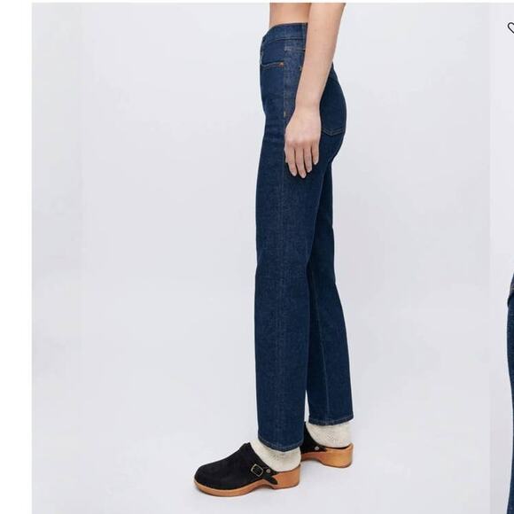 RE/DONE 70's Ultra High Rise Stove Pipe Jeans in Rigid Like Size 26 NWT - Picture 4 of 16